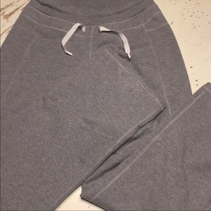 Lululemon wide leg sweat pants gray size 6